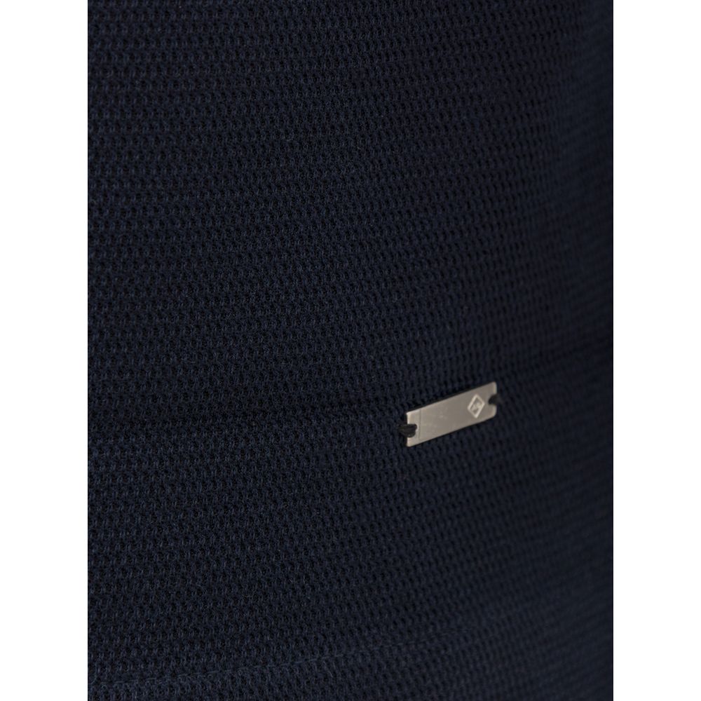 Dunhill – Blaues Baumwoll-T-Shirt