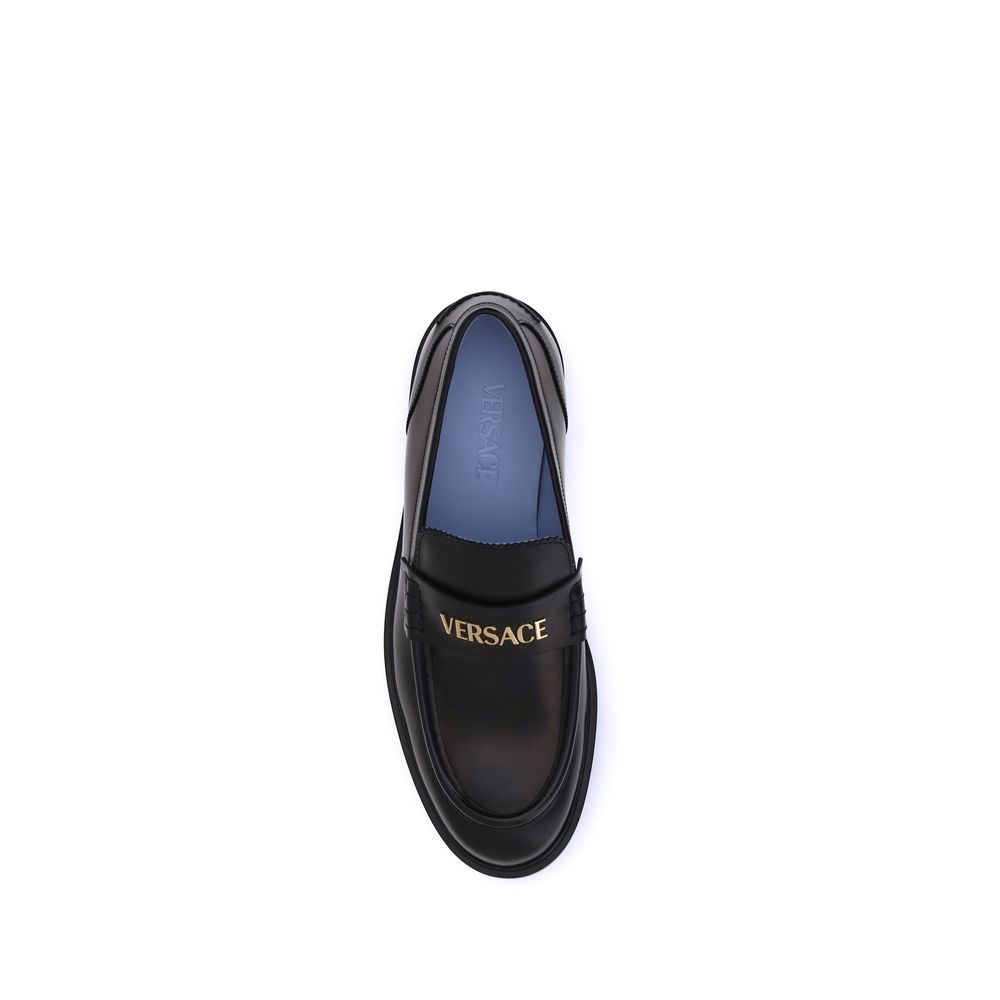 Versace Leder-Loafer