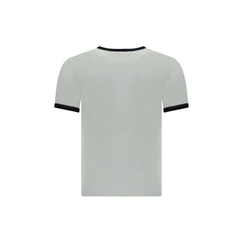 T-Shirt mit Courrèges-Logo
