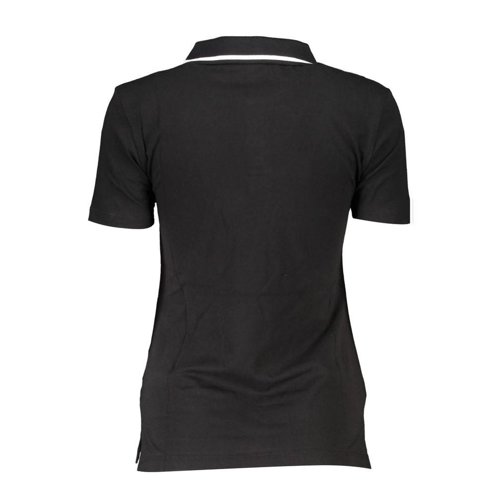Fila Poloshirt aus schwarzer Baumwolle