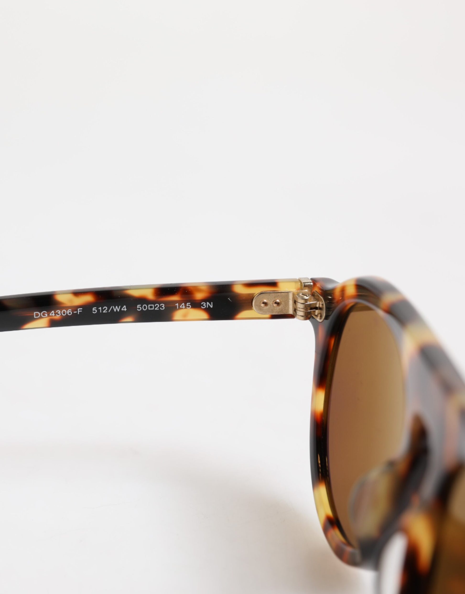 Dolce & Gabbana Brown Acetate Round Leopard Print Eyewear Sunglasses - Allority