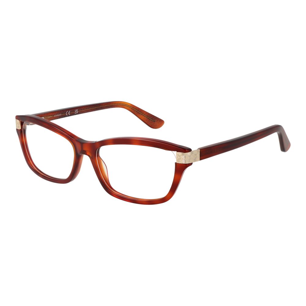 Guess Brown Plastic Glasses (Frames) - Allority