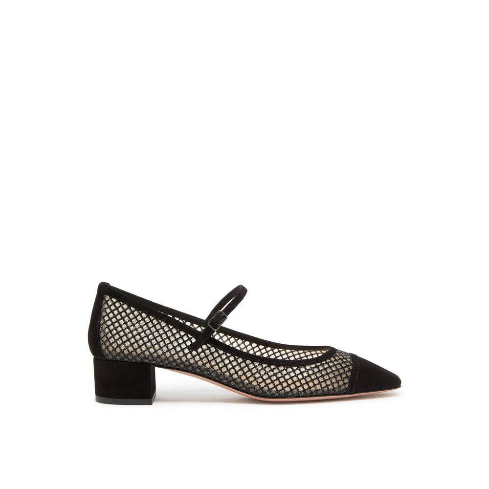 Aquazzura Mayor Kristalle Mesh-Pumps 35