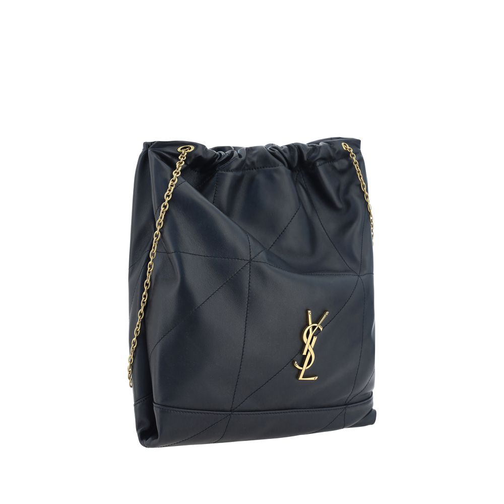 Saint Laurent Black Lamb Ovis Aries Aries Shoulder Bag - Allority