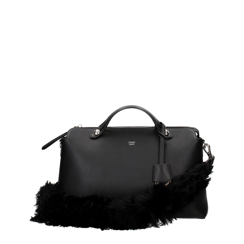 Fendi Schwarze Leder-Umhängetaschen