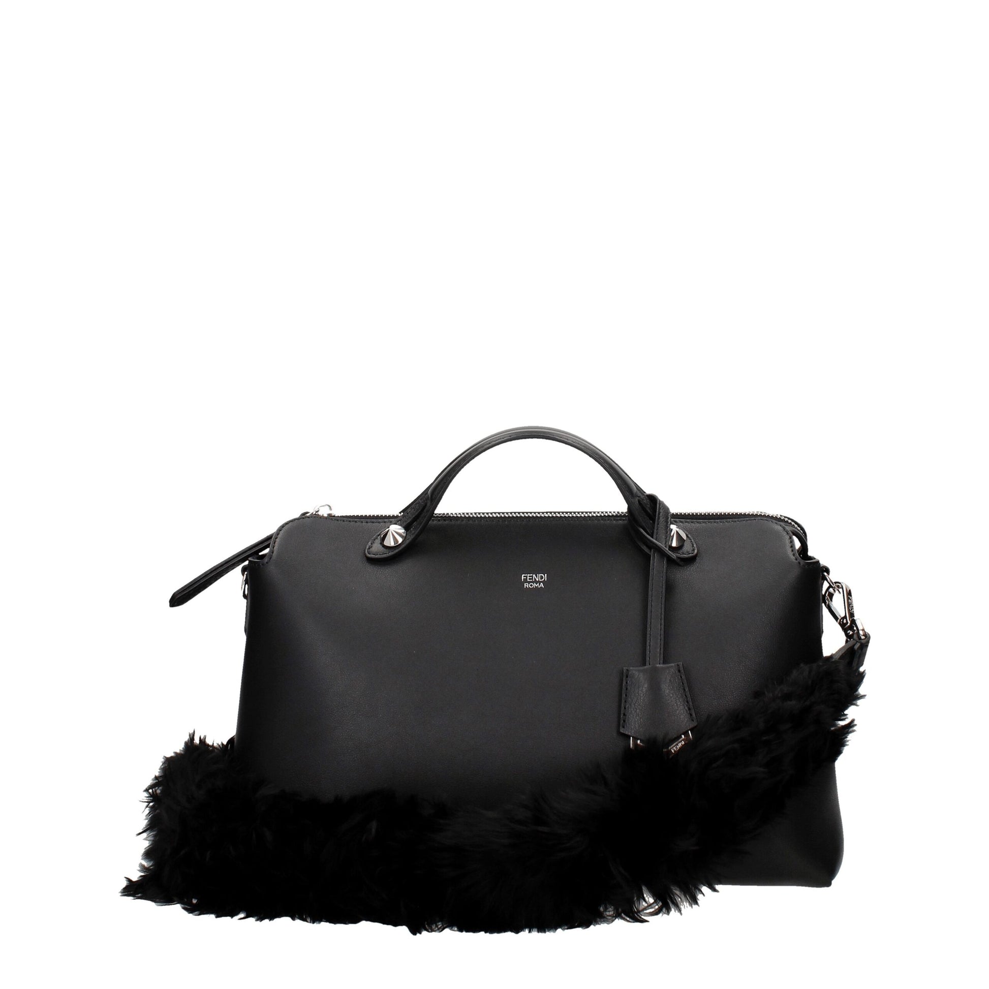 Fendi Schwarze Leder-Umhängetaschen