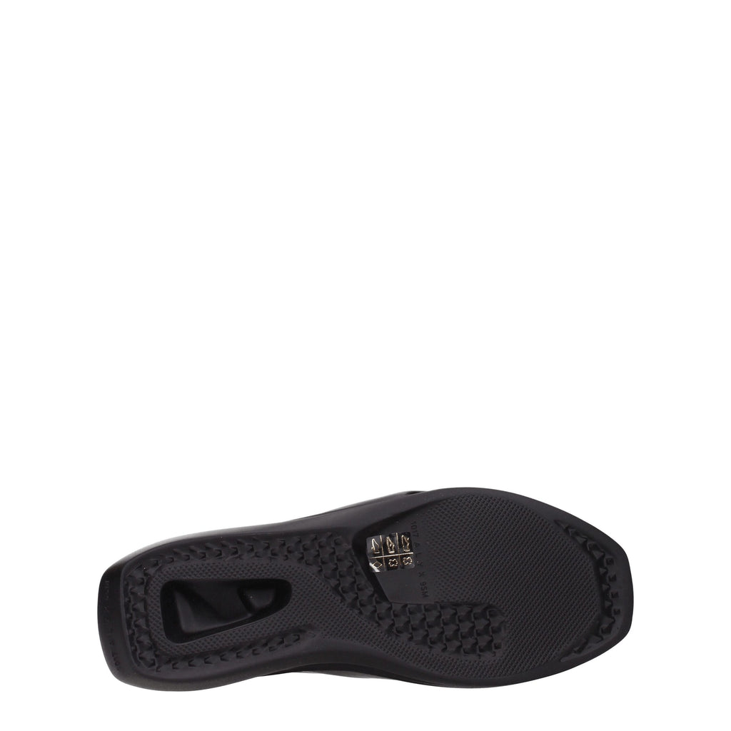Alyx Schwarze Leder-Slipper-Sandalen