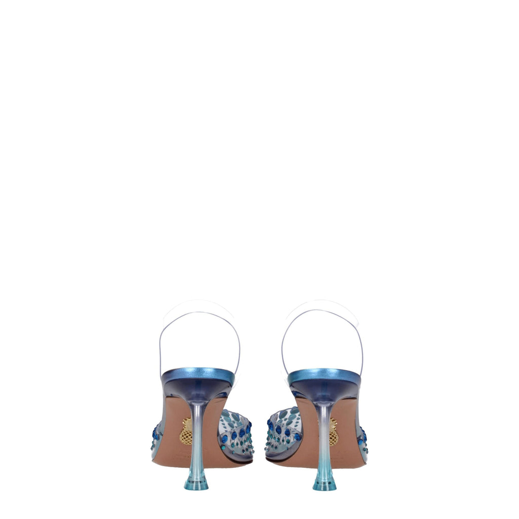 Aquazzura Transparent Pvc Stiletto Heels Sandals