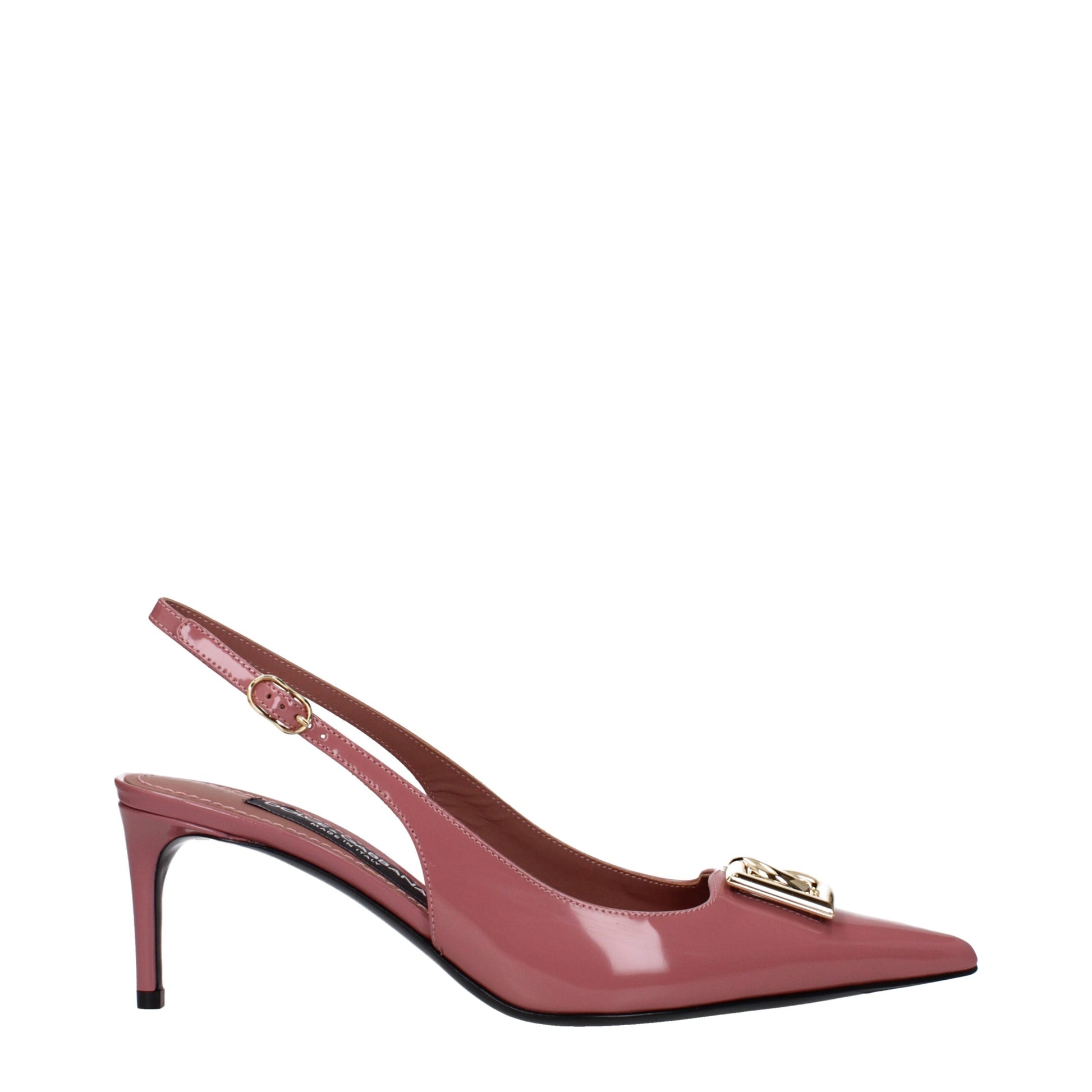 Dolce & Gabbana Pink Leather Pumps