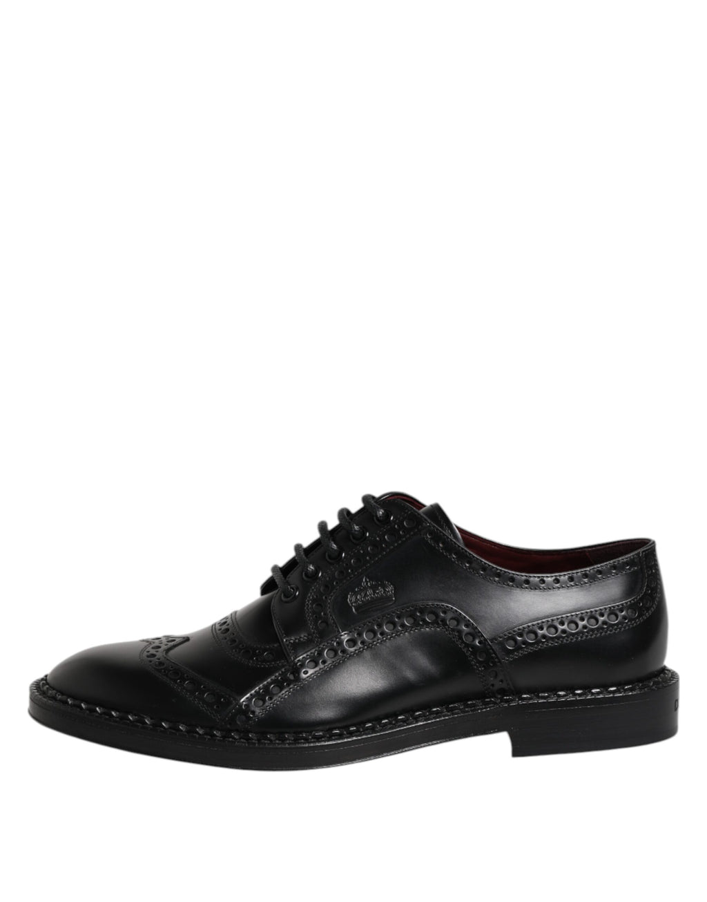 Dolce &amp; Gabbana – Derby-Schuhe aus schwarzem Leder für Herren