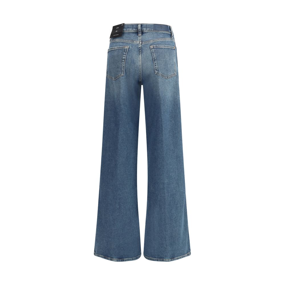 7FOR – Lotta Luxe – Jeans mit weitem Bein