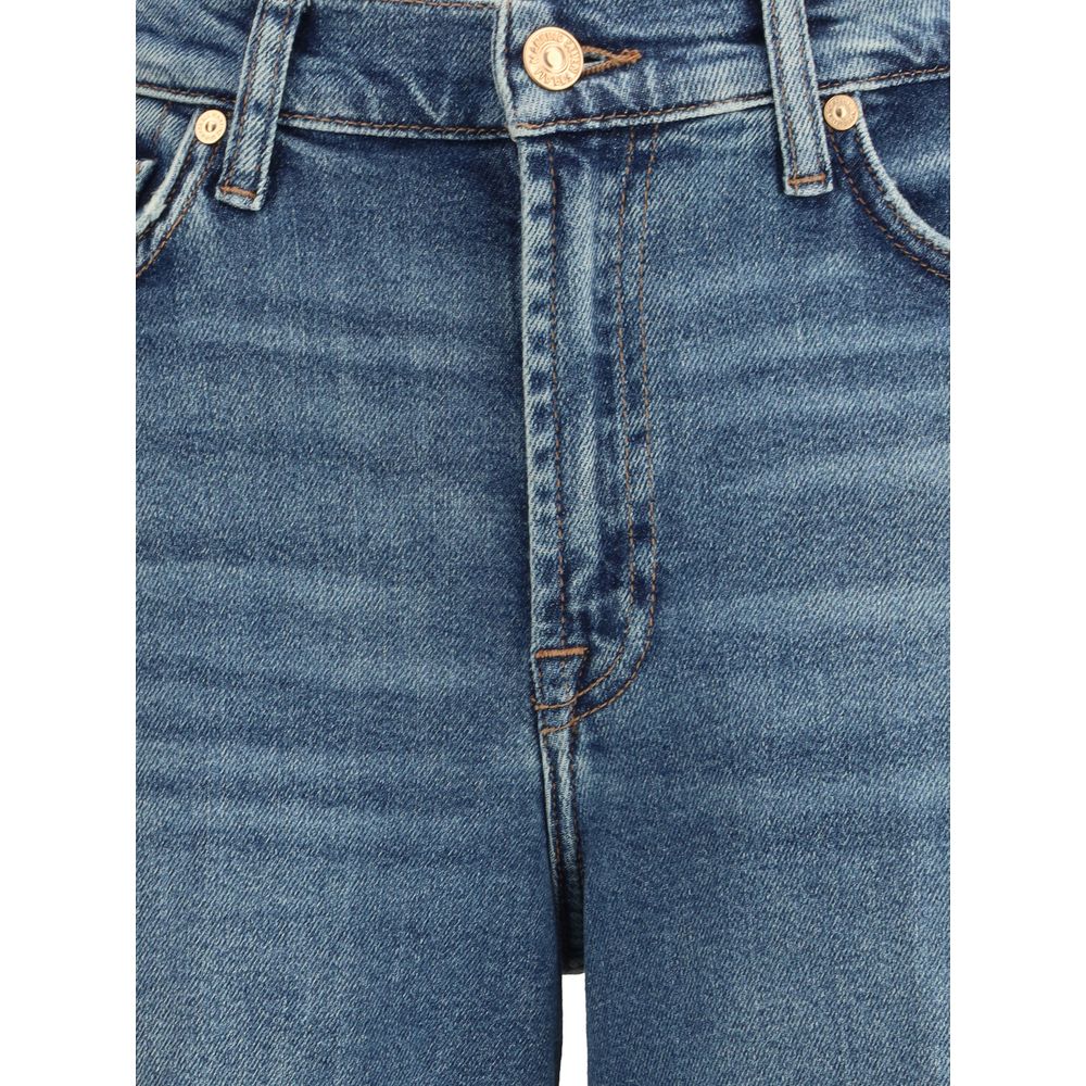 7FOR – Lotta Luxe – Jeans mit weitem Bein