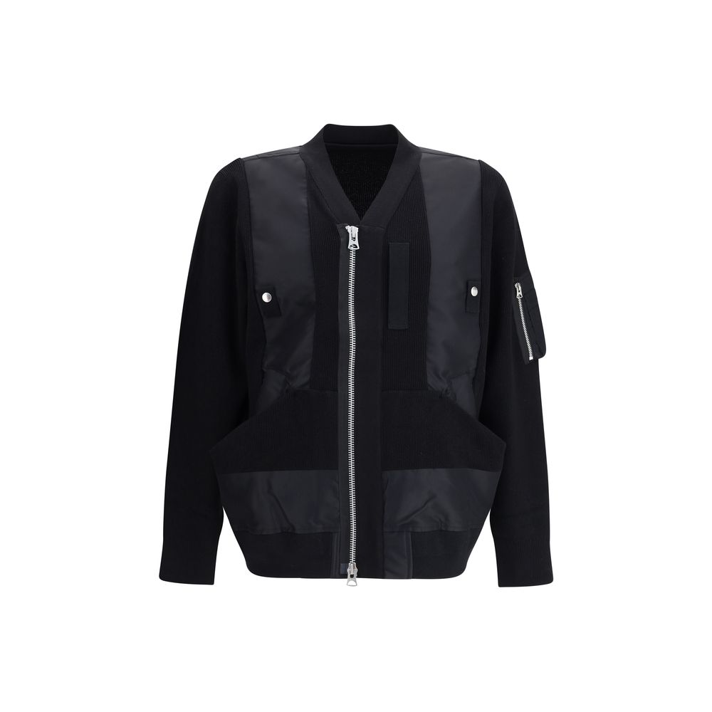 Sacai Jacke mit Reißverschlusseinsatz