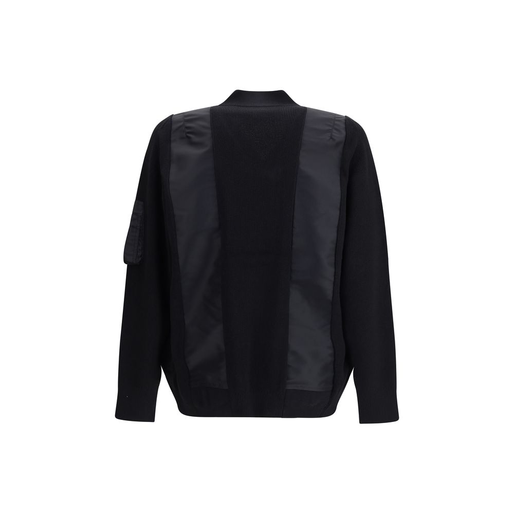 Sacai Jacke mit Reißverschlusseinsatz