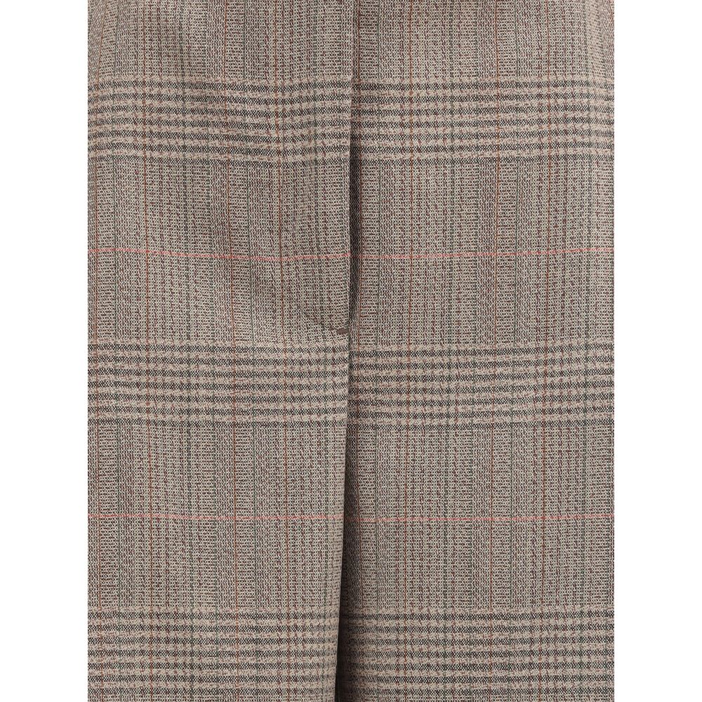 Rohe Prince of Wales Hose mit weitem Bein