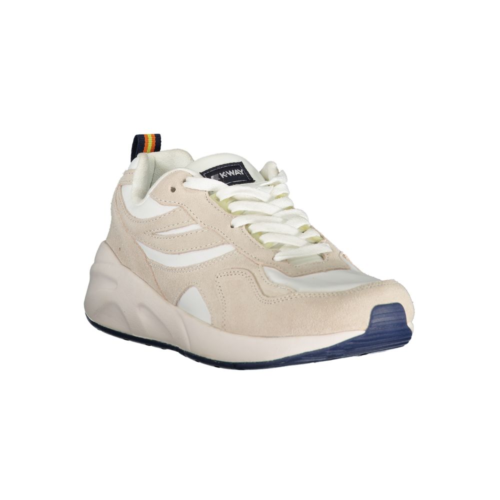K-WAY – Beige Nylon-Sneaker