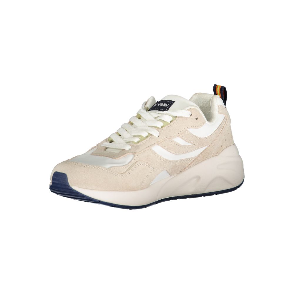 K-WAY – Beige Nylon-Sneaker