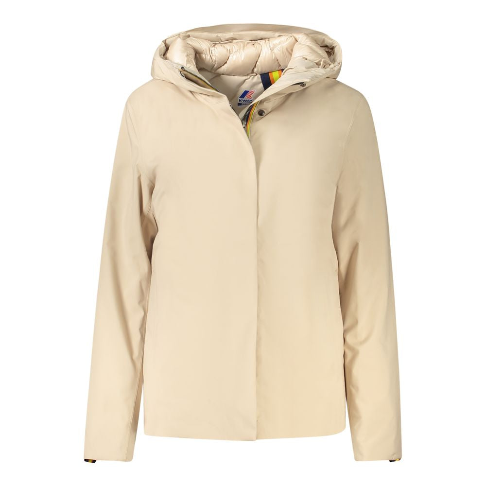 K-WAY Beige Polyester Jacken &amp; Mäntel