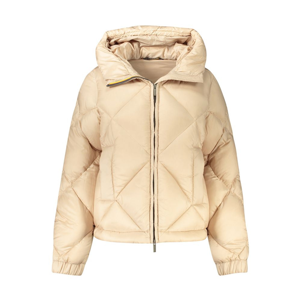 K-WAY Beige Polyester Jacken &amp; Mäntel