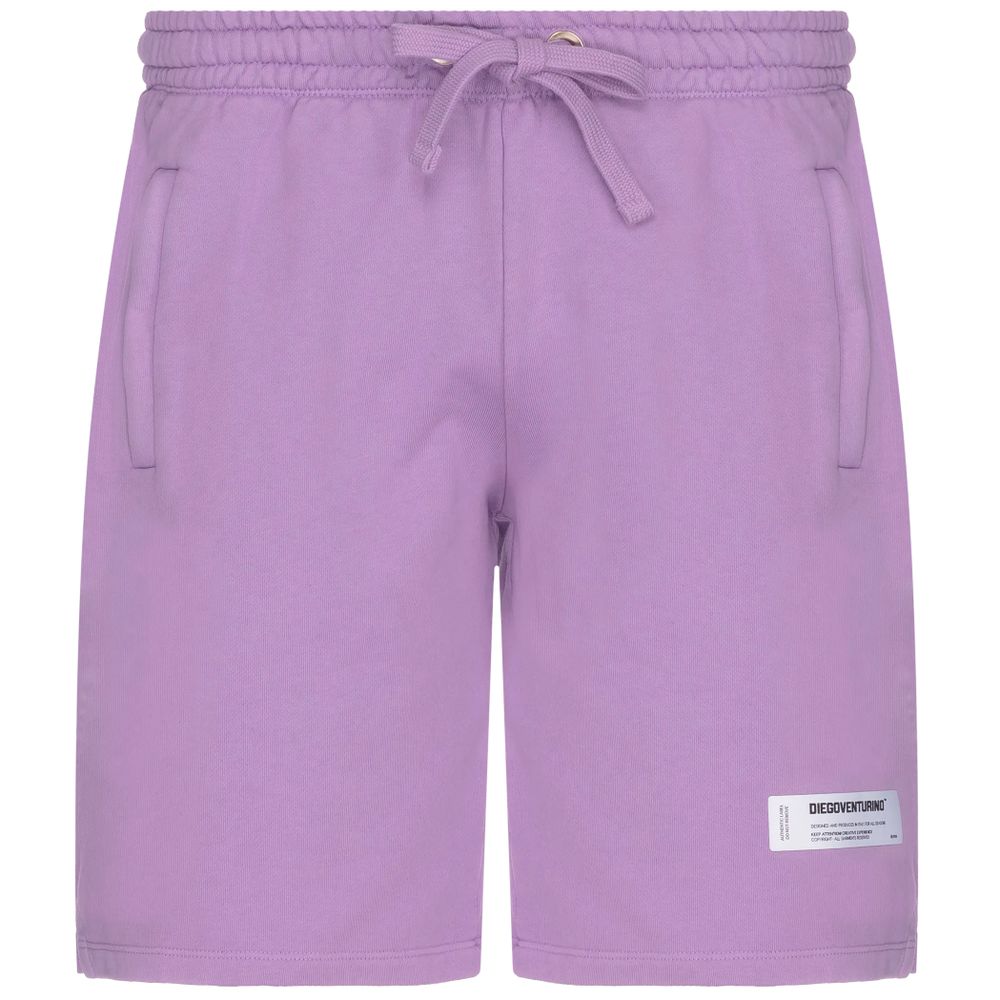 Diego Venturino Lila Baumwollshorts