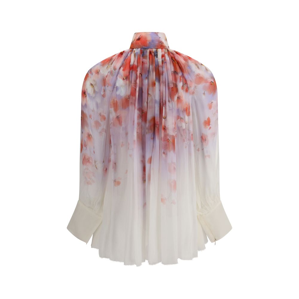 Zimmermann – Crush-Bluse mit Blumenmuster