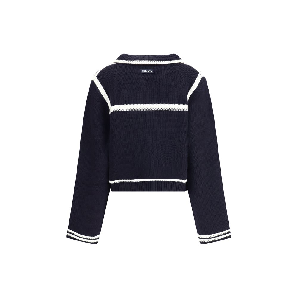 PINKO Cardigan mit kontrastierenden Profilen