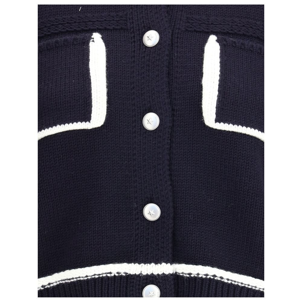 PINKO Cardigan mit kontrastierenden Profilen