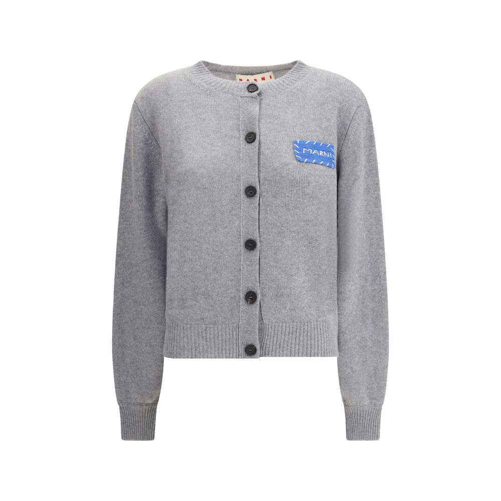Marni Kaschmir-Cardigan mit Patch