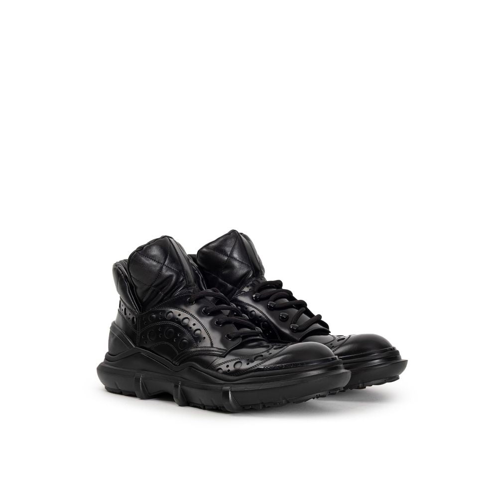 Dolce &amp; Gabbana Schwarze Oxfords und Derbys aus Leder