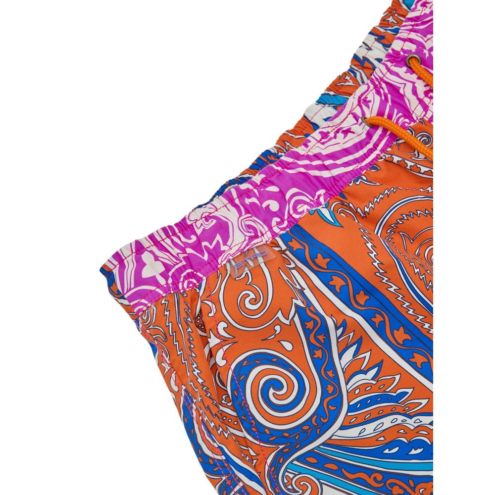 Etro Mehrfarbige Badeshorts aus Polyamid