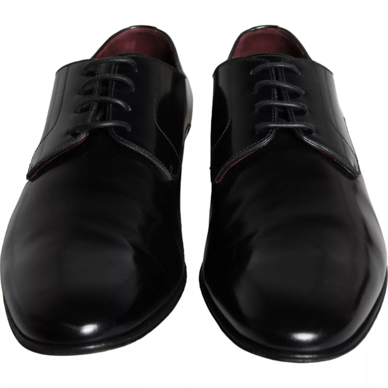 Dolce &amp; Gabbana – Derby-Schuhe aus schwarzem Kalbsleder