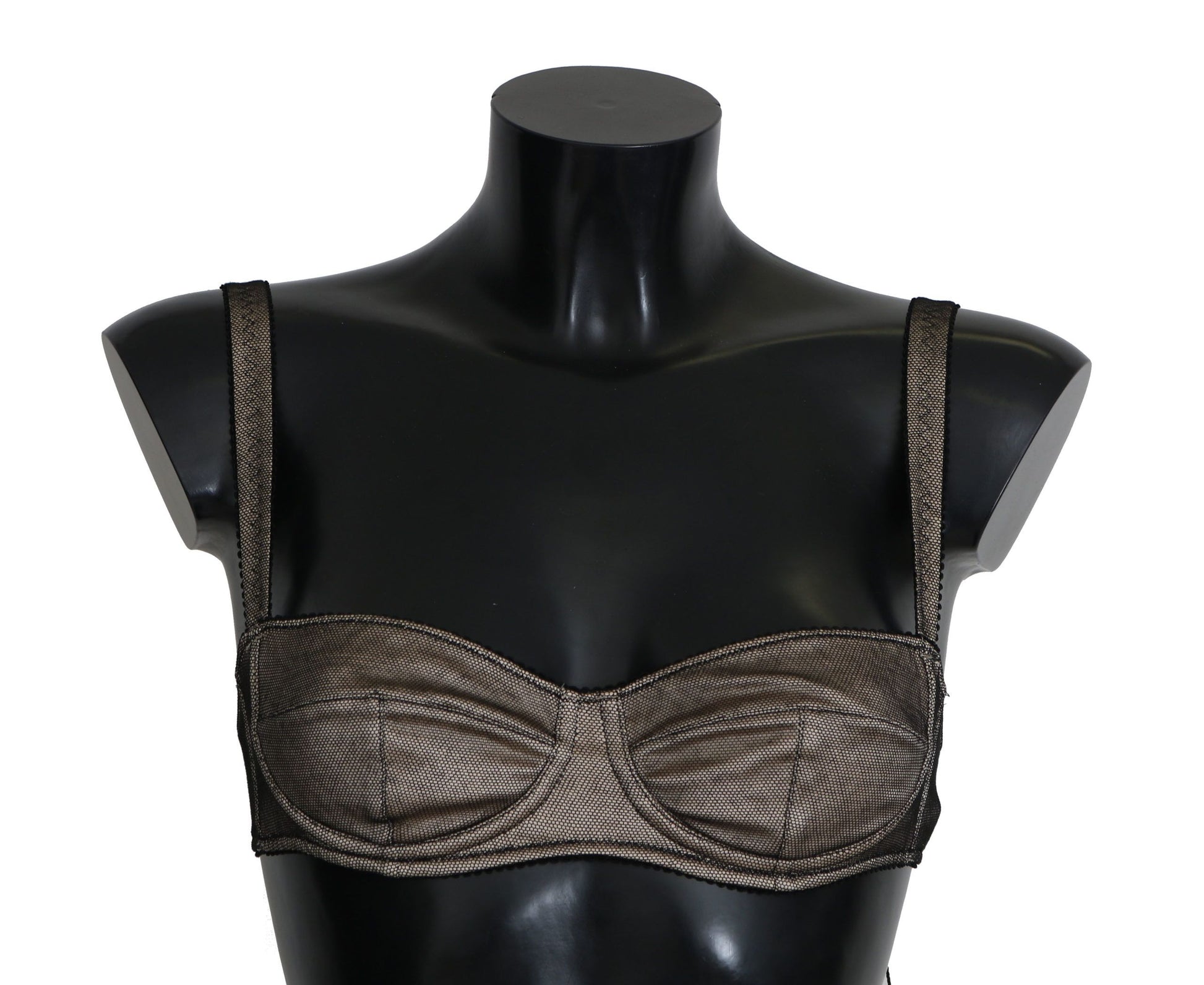 Dolce &amp; Gabbana Eleganter brauner Stretch-BH Damenunterwäsche