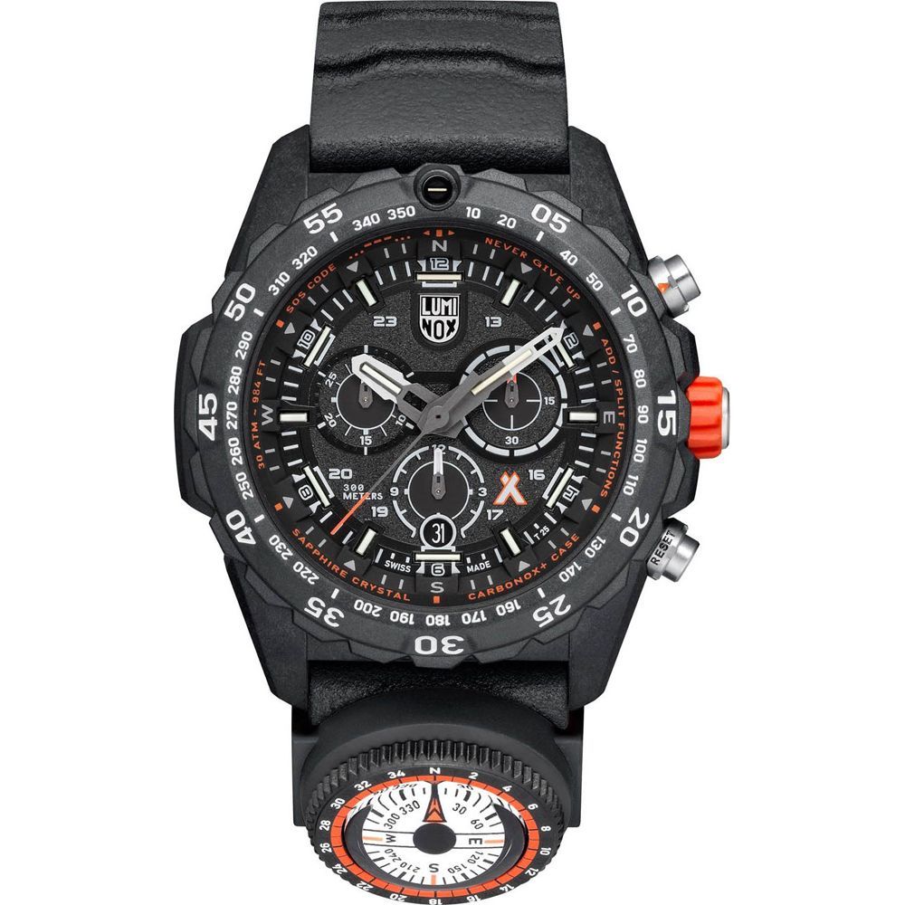 Luminox – Schwarze Kautschukuhr