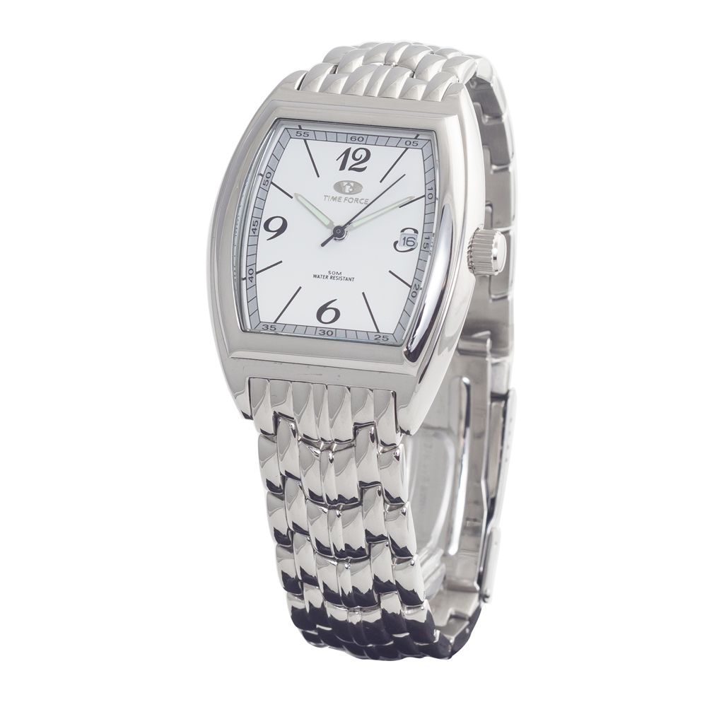 Time Force – Silberne Edelstahluhr