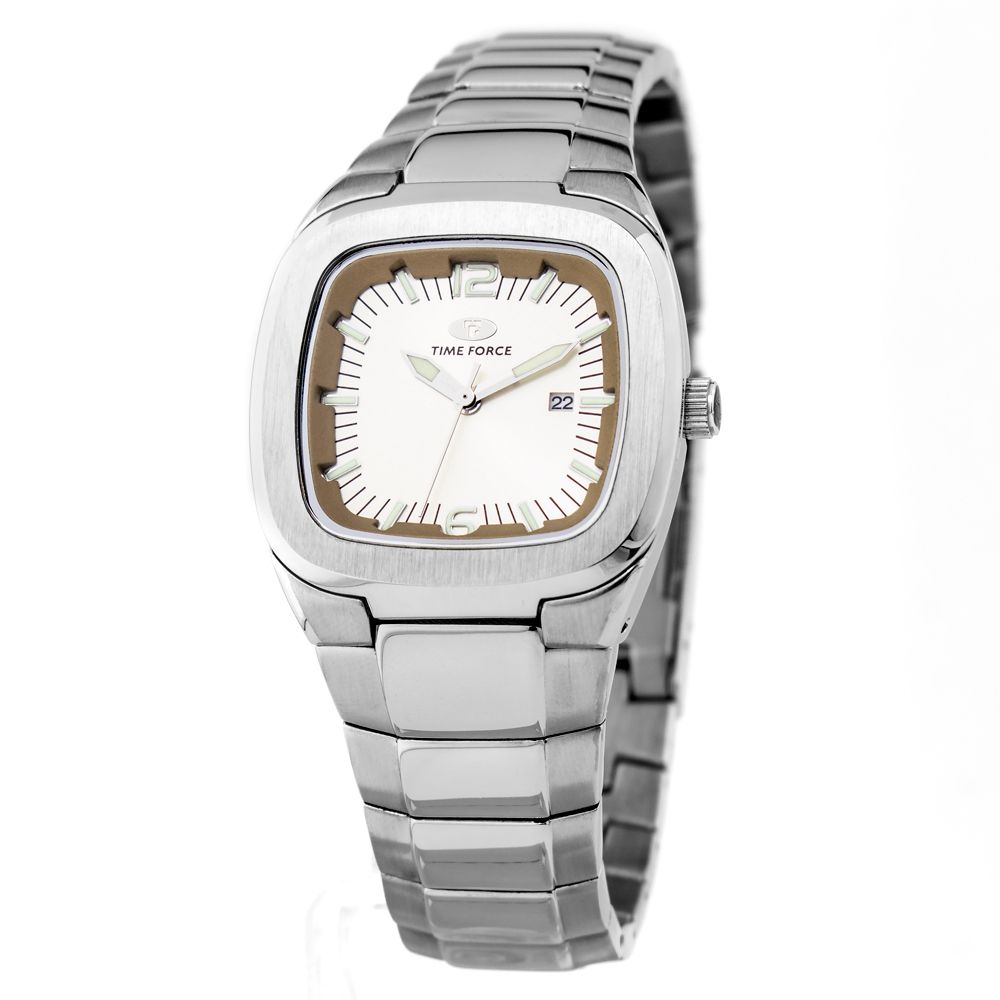 Time Force – Silberne Edelstahluhr