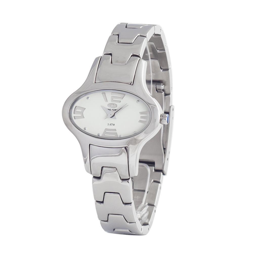 Time Force – Silberne Edelstahluhr