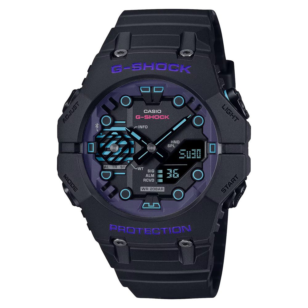 Casio Uhr aus schwarzem Kunstharz