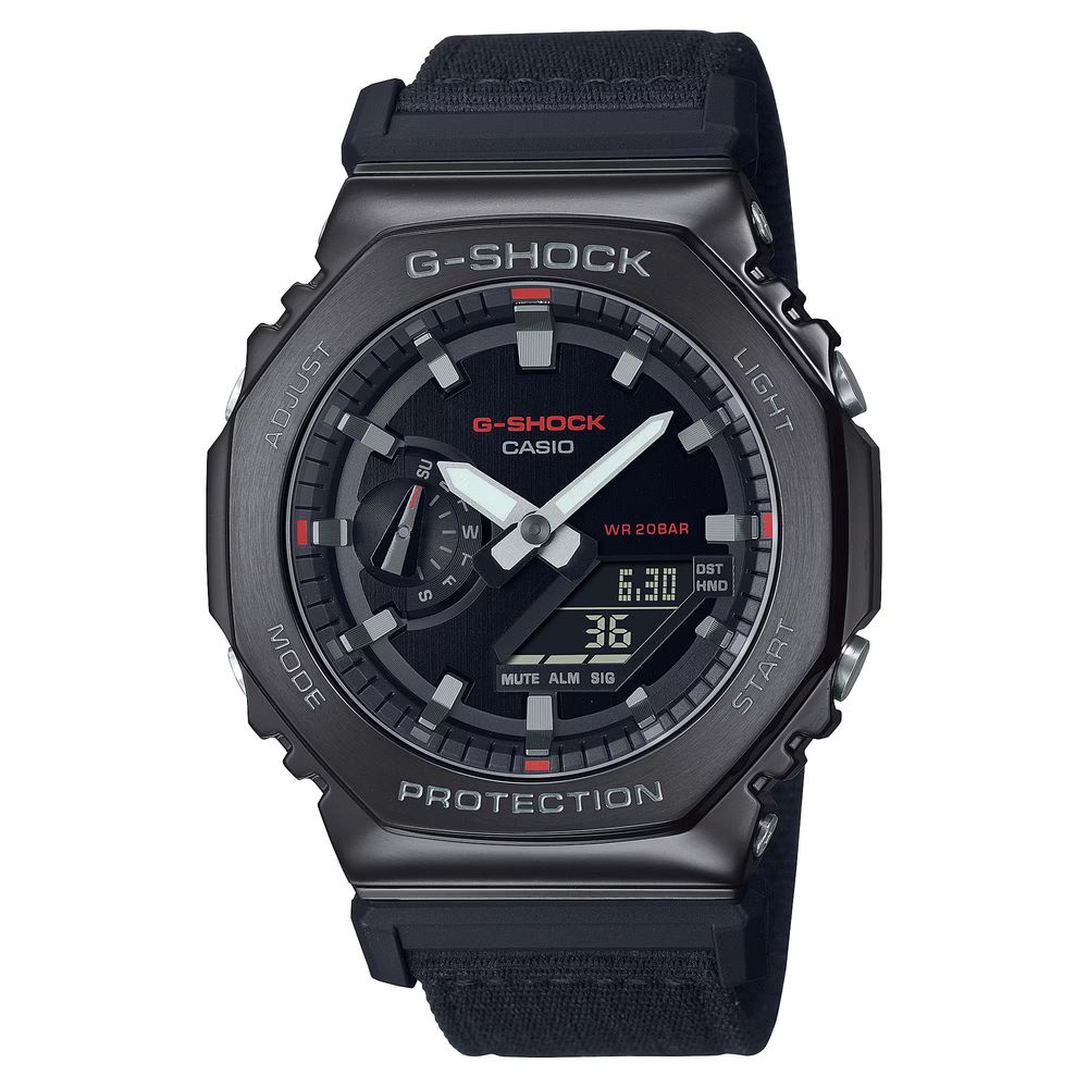 Casio – Schwarze Stoffuhr