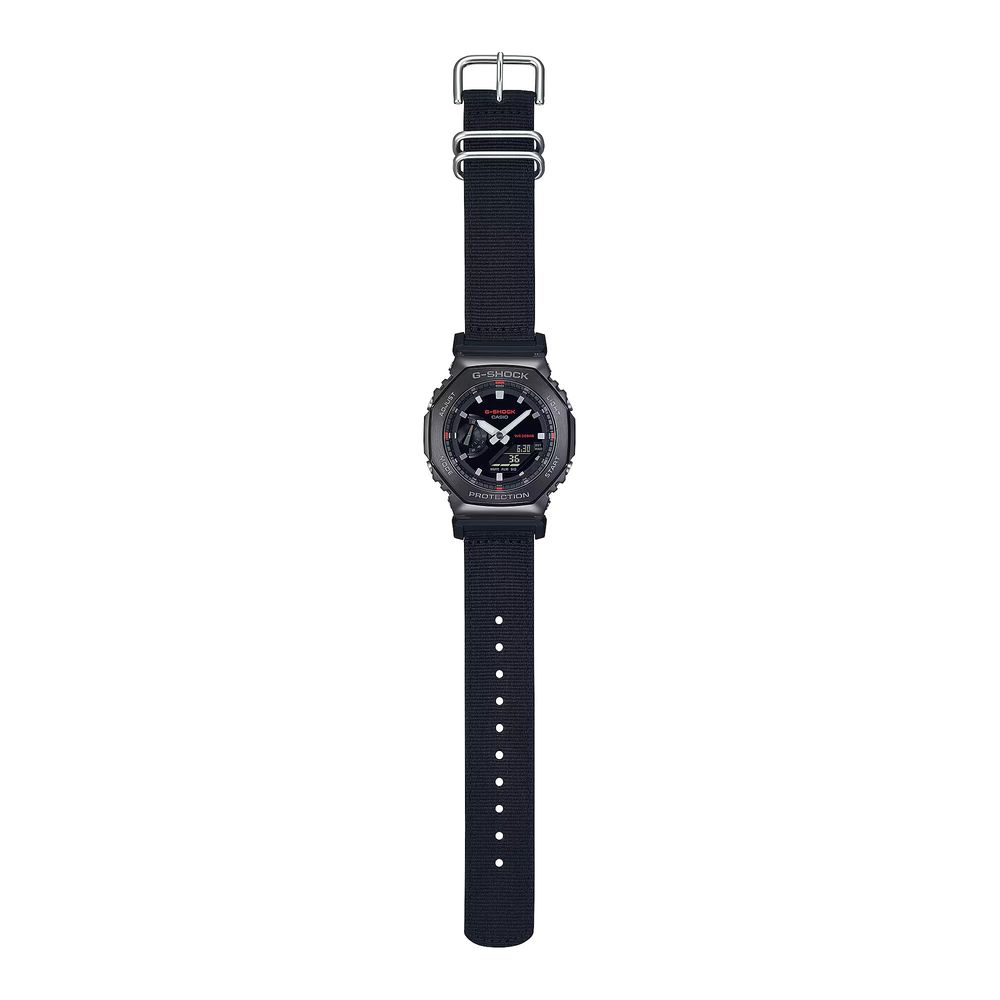 Casio – Schwarze Stoffuhr