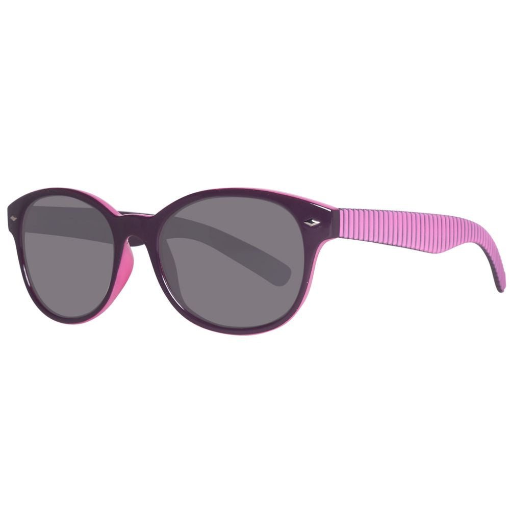 Benetton – Lilafarbene Sonnenbrille mit Spritzguss
