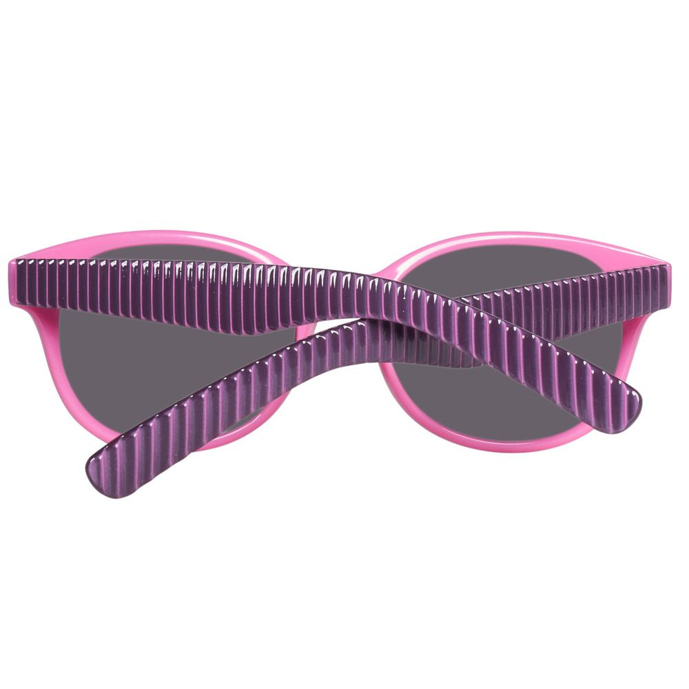 Benetton – Lilafarbene Sonnenbrille mit Spritzguss