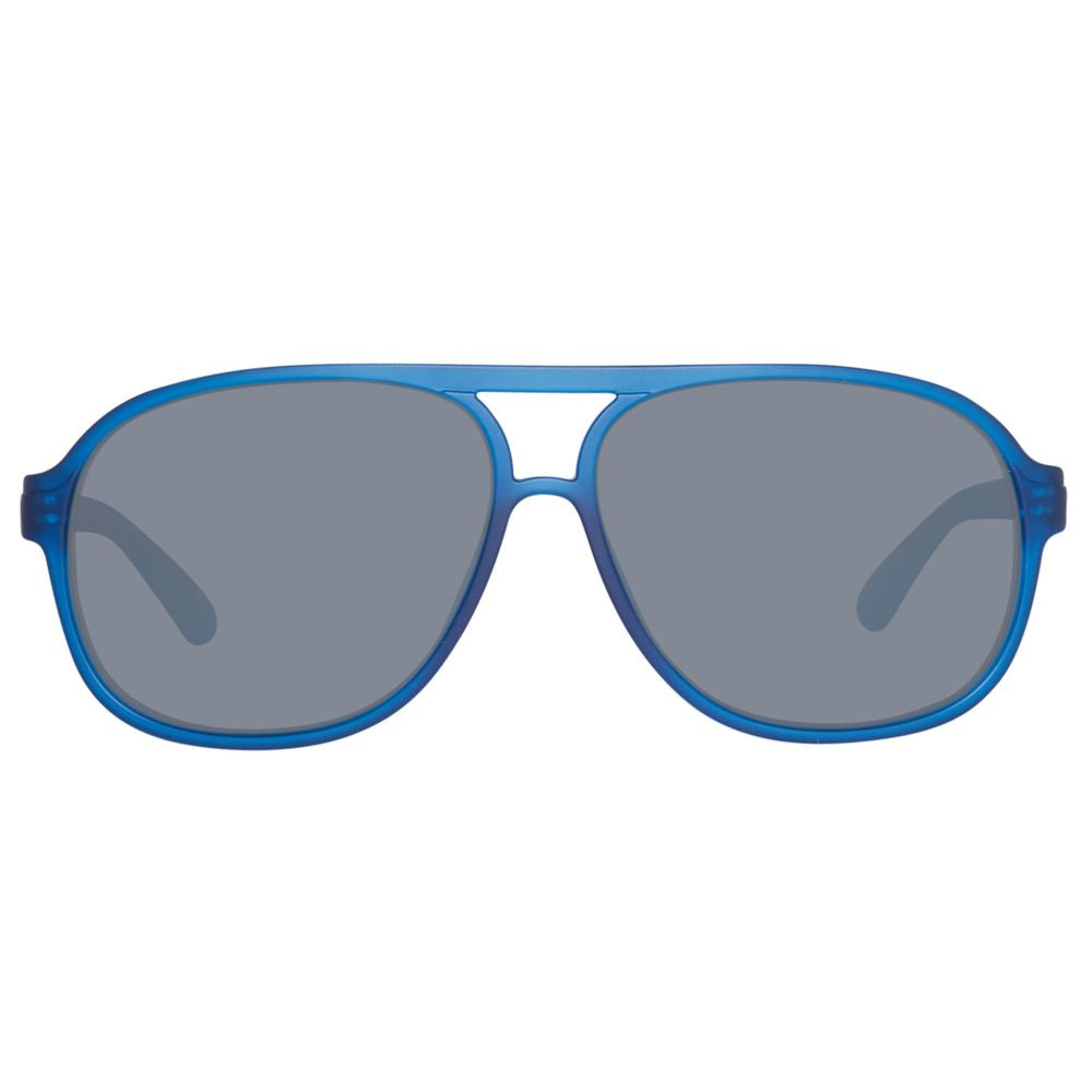 Benetton – Blaue Sonnenbrille mit Spritzguss