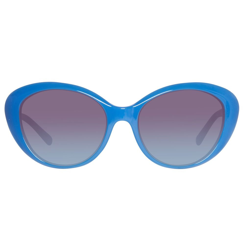Benetton – Blaue Sonnenbrille mit Spritzguss