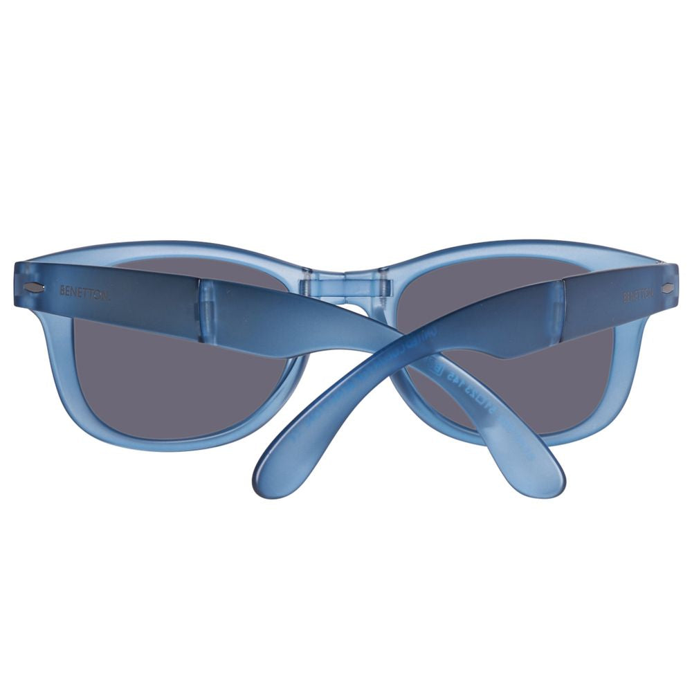 Benetton – Blaue Sonnenbrille mit Spritzguss