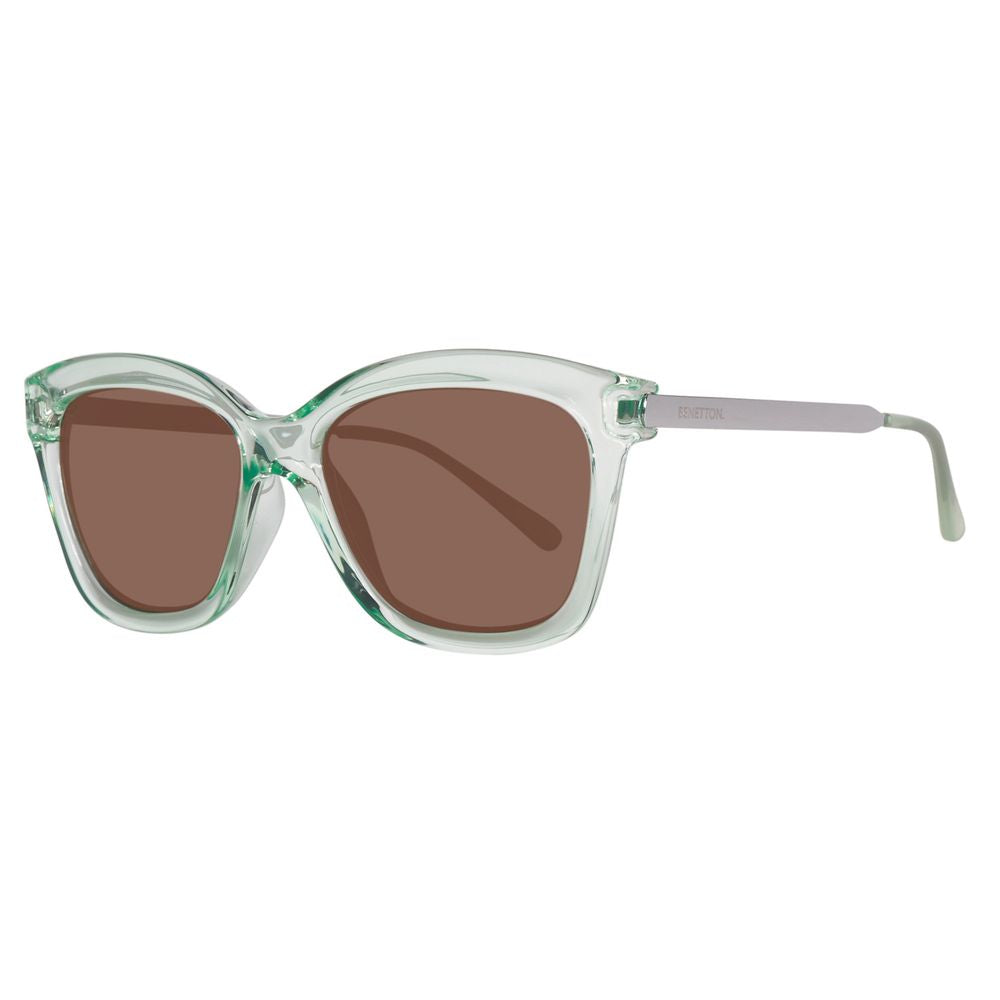 Benetton Sonnenbrille aus grünem Harz