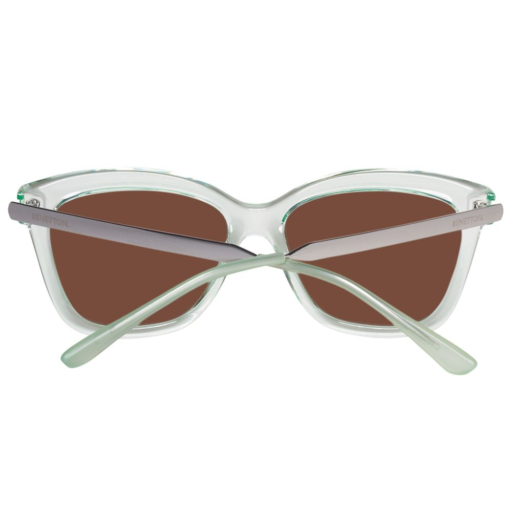 Benetton Sonnenbrille aus grünem Harz