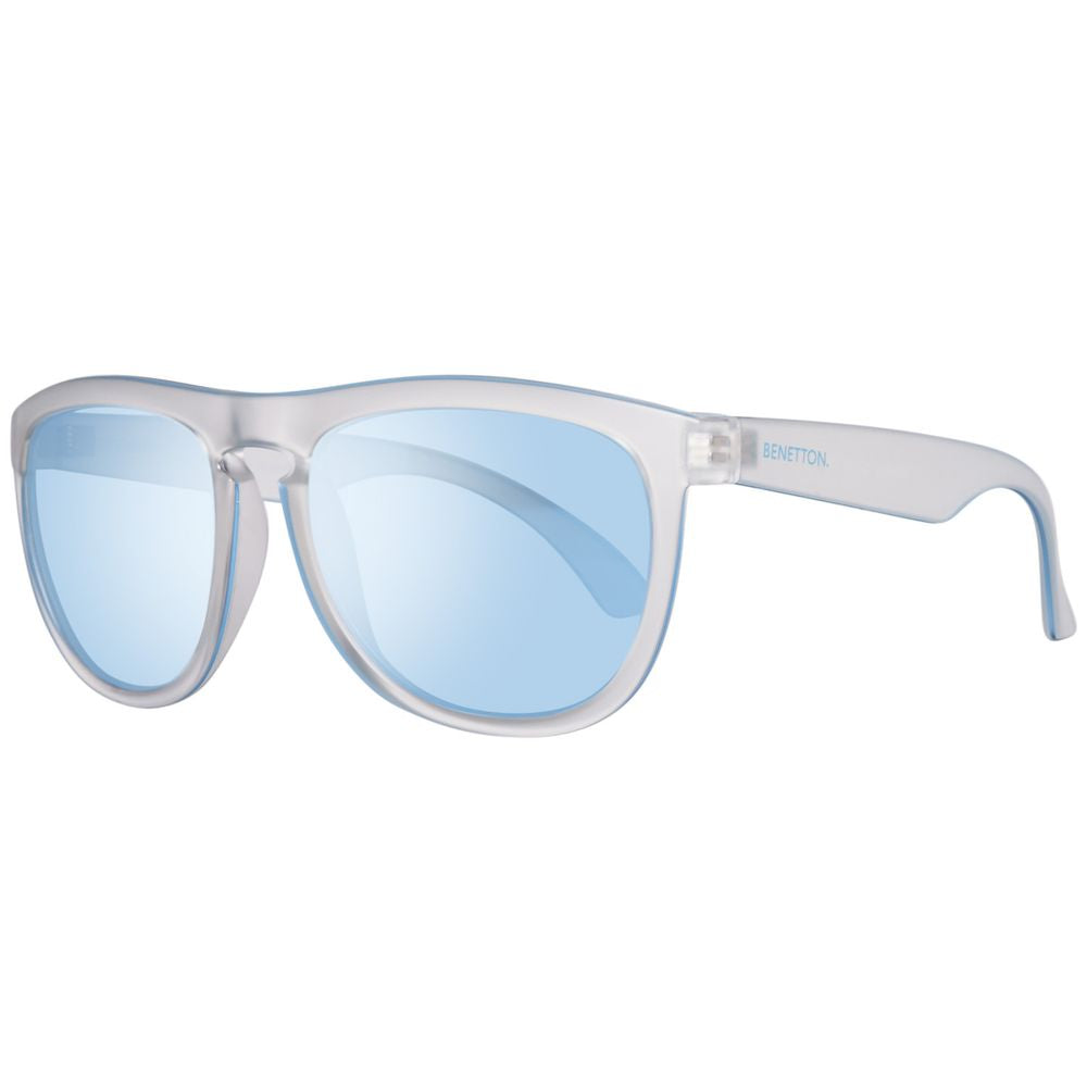 Benetton – Blaue Sonnenbrille mit Spritzguss