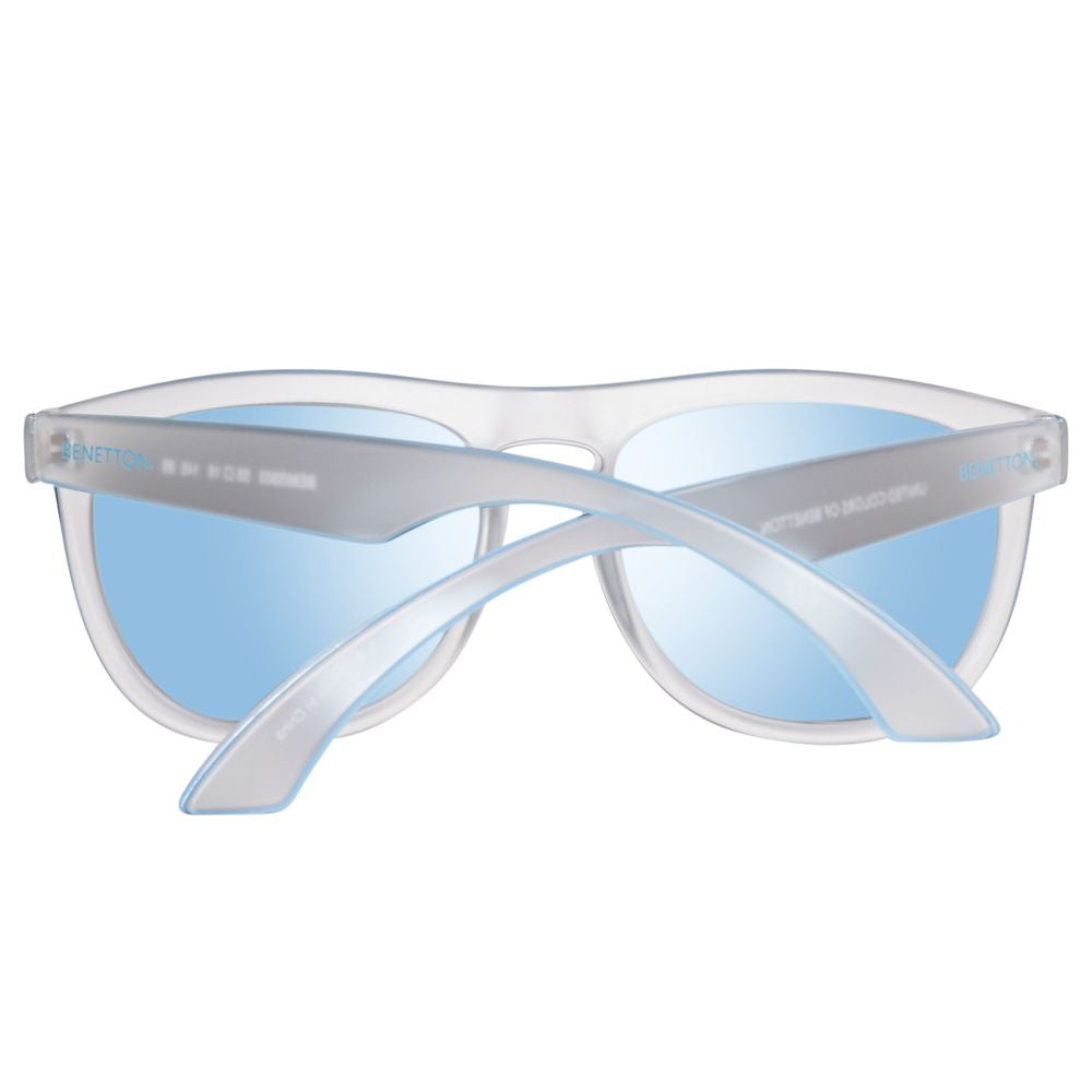 Benetton – Blaue Sonnenbrille mit Spritzguss