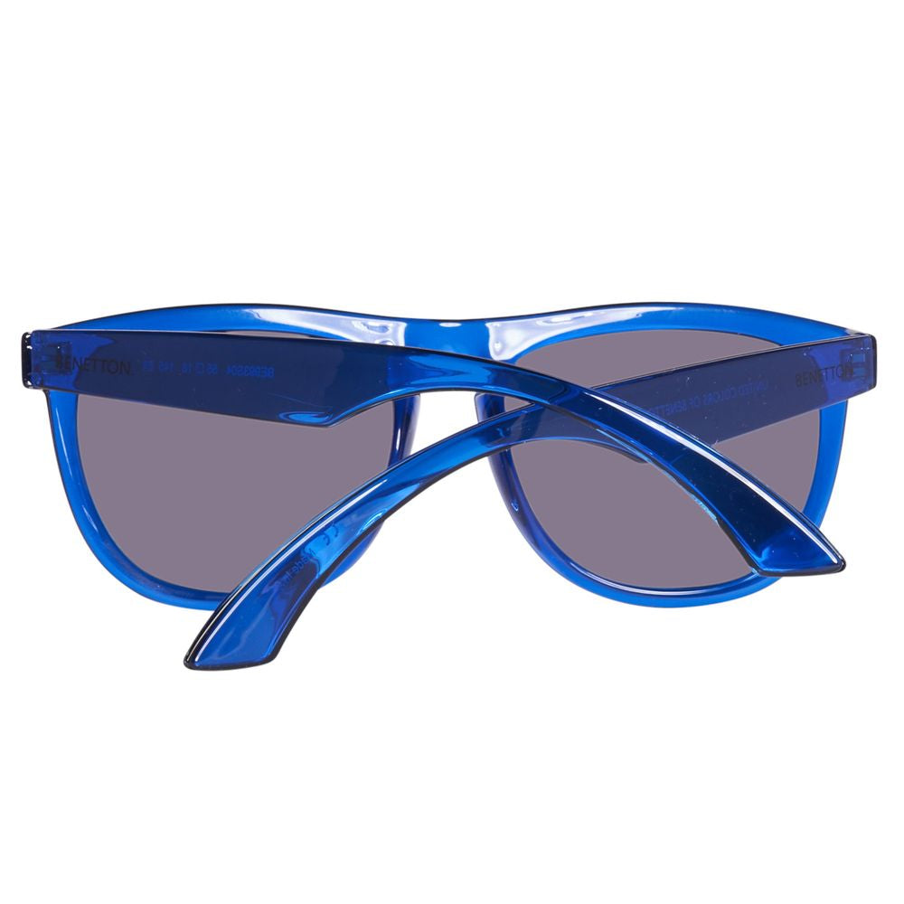 Benetton – Blaue Sonnenbrille mit Spritzguss