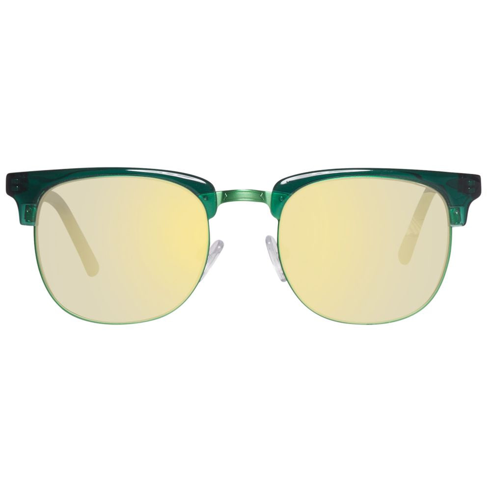 Benetton – Grüne Acetat-Sonnenbrille